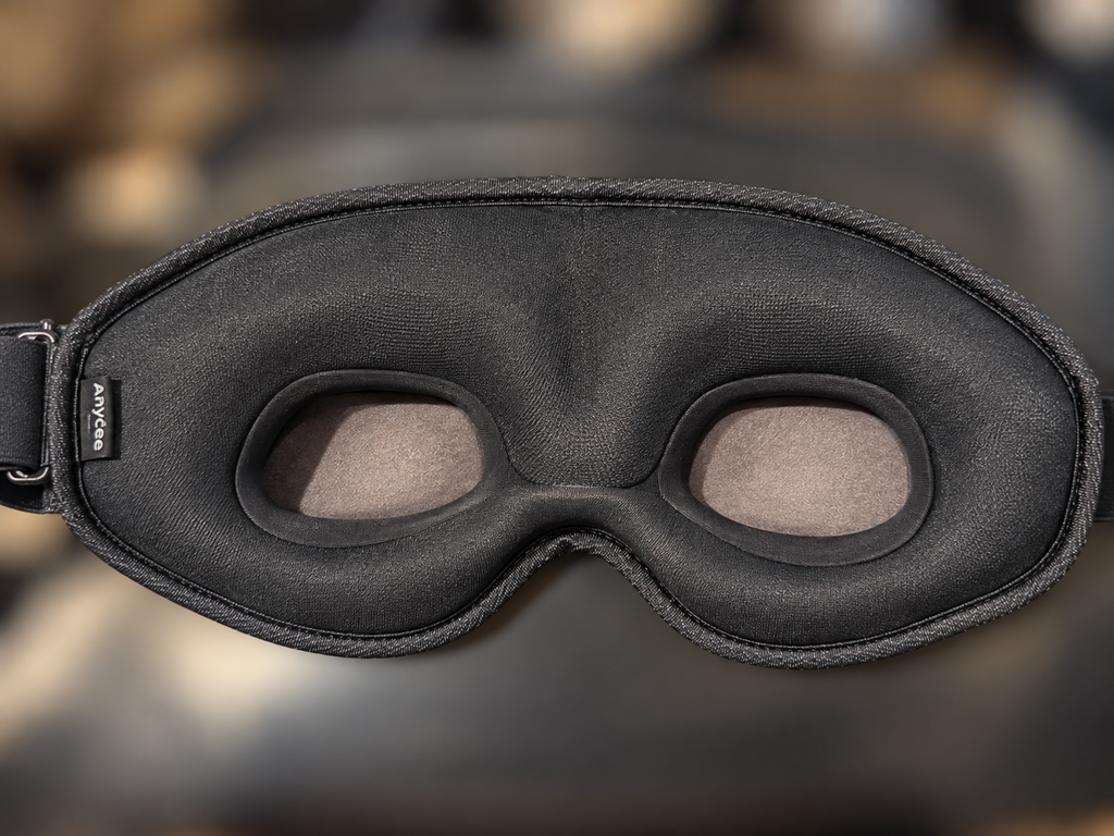 Anyceeホットアイマスクの3D立体構造と目元部分