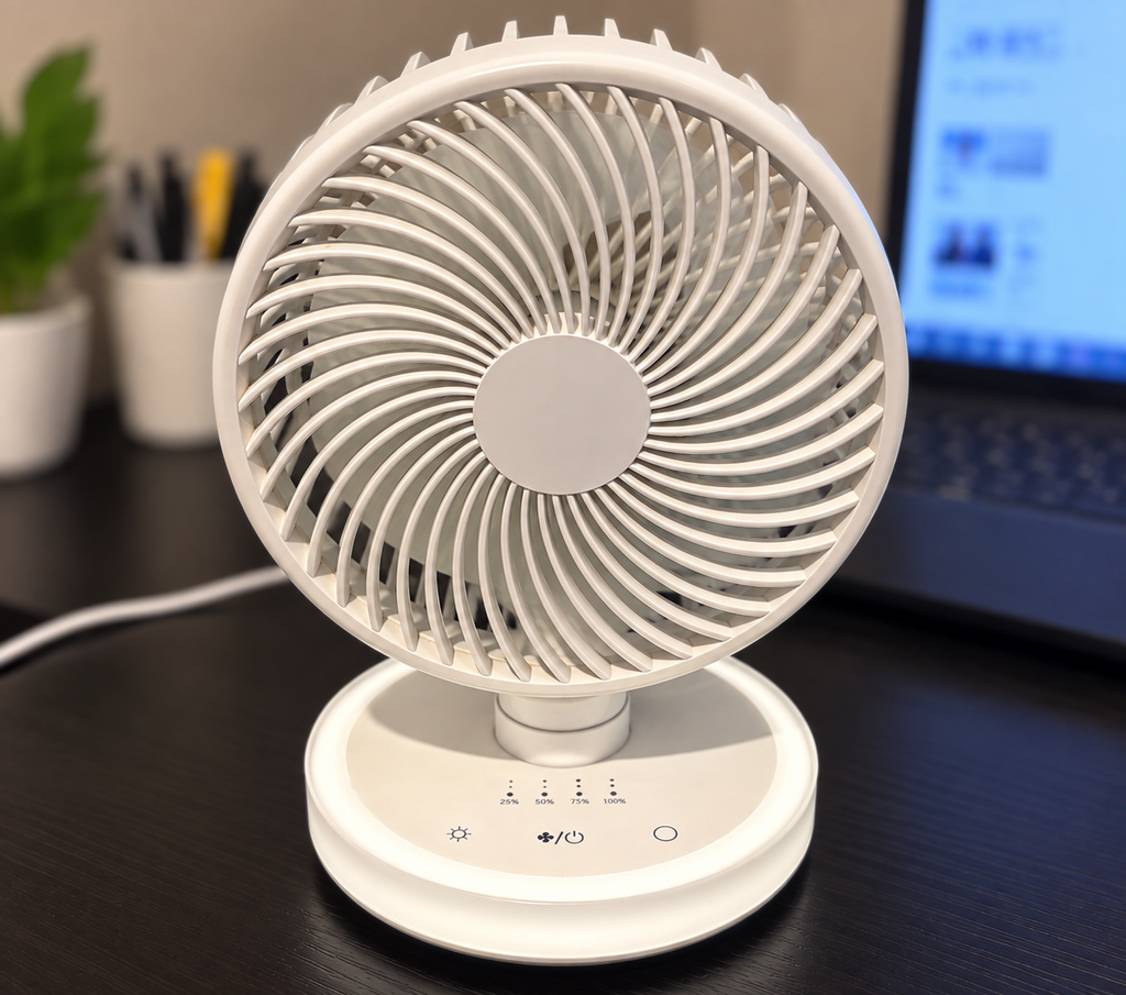 約1年4か月使用したTillmulya USB充電式卓上扇風機